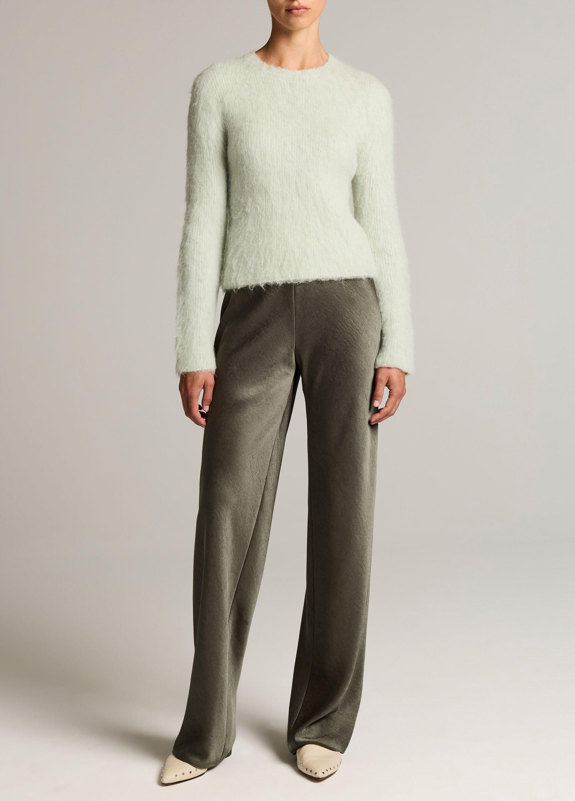 Colette High-Rise Fluid Satin Bias Pant image number 0