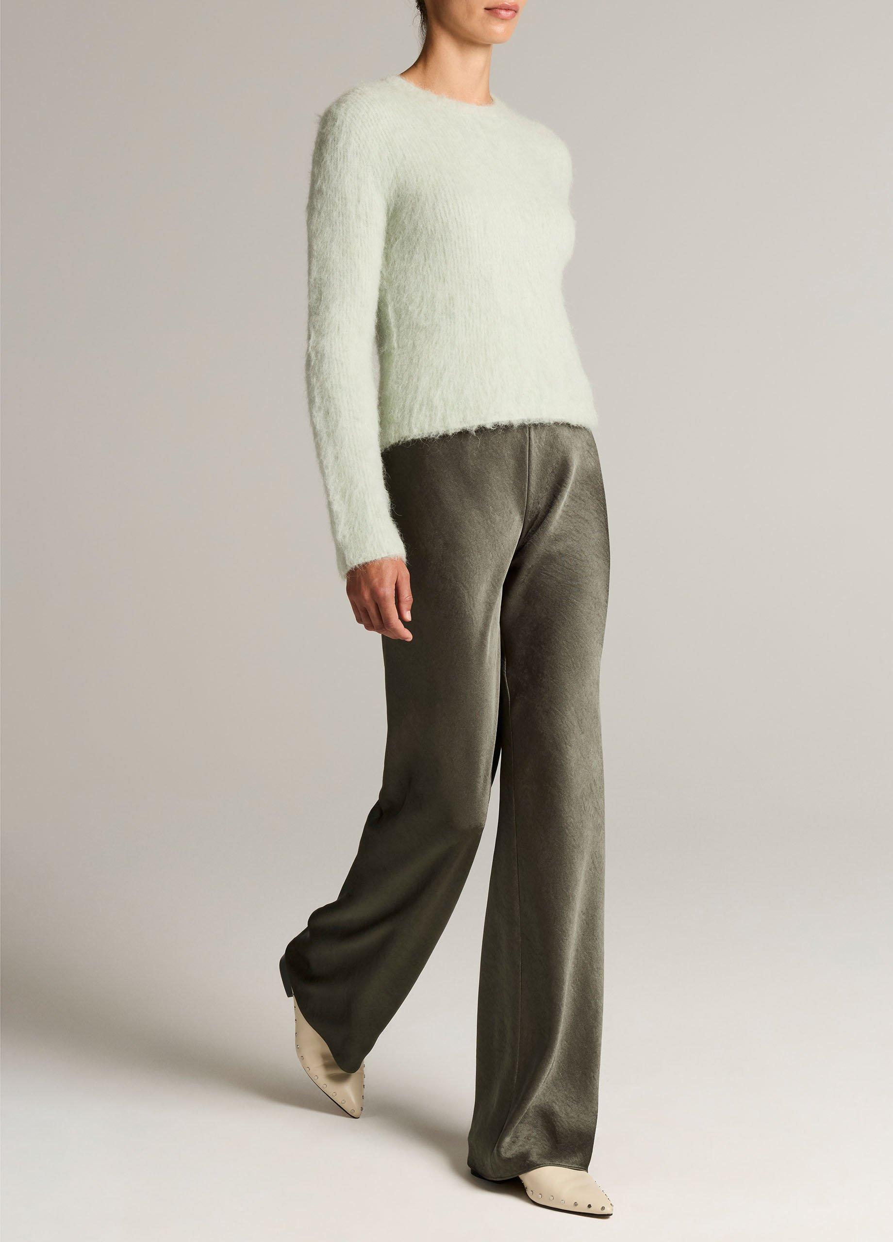 Colette High-Rise Fluid Satin Bias Pant image number 1