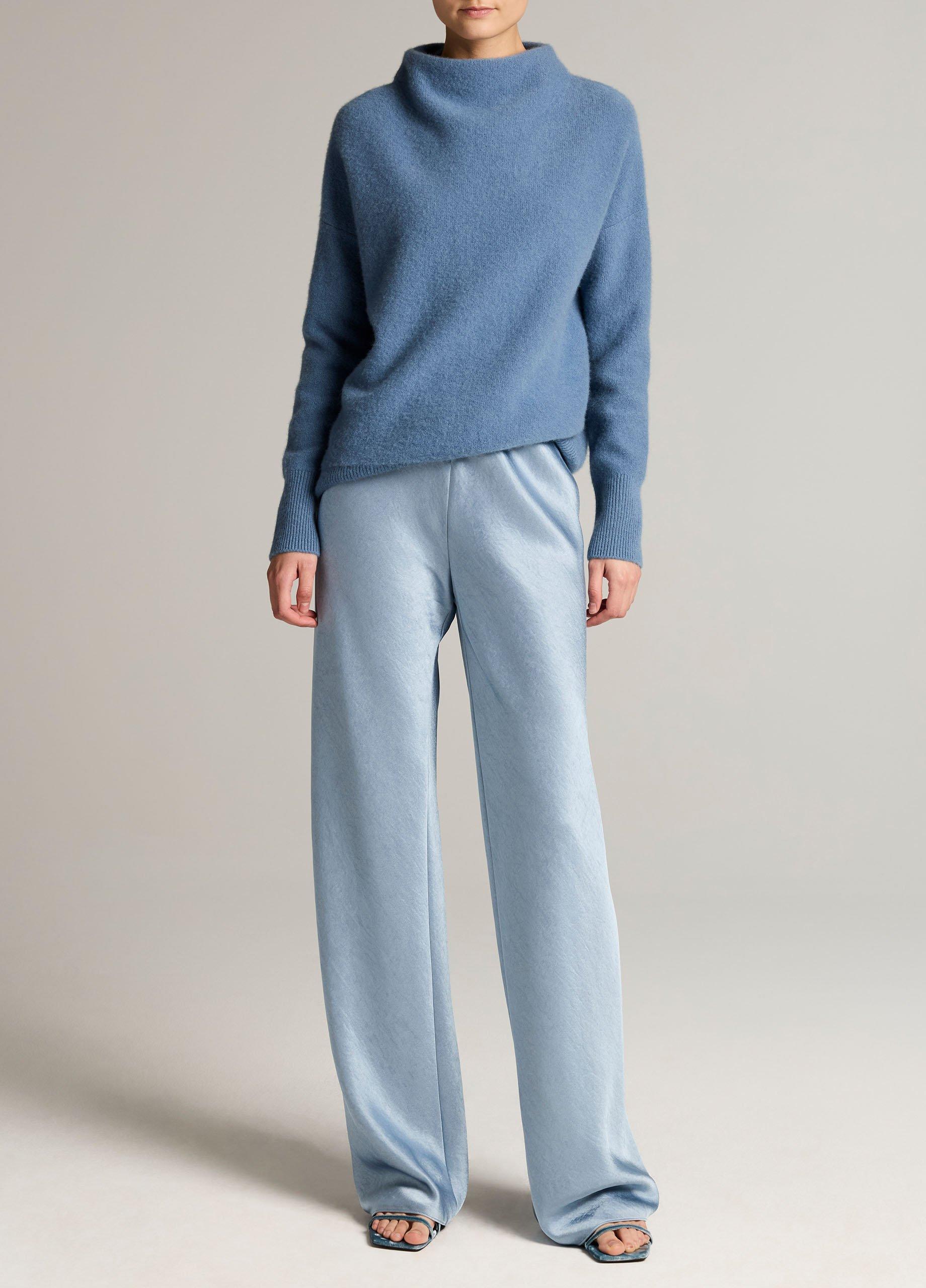 Colette High-Rise Fluid Satin Bias Pant image number 0