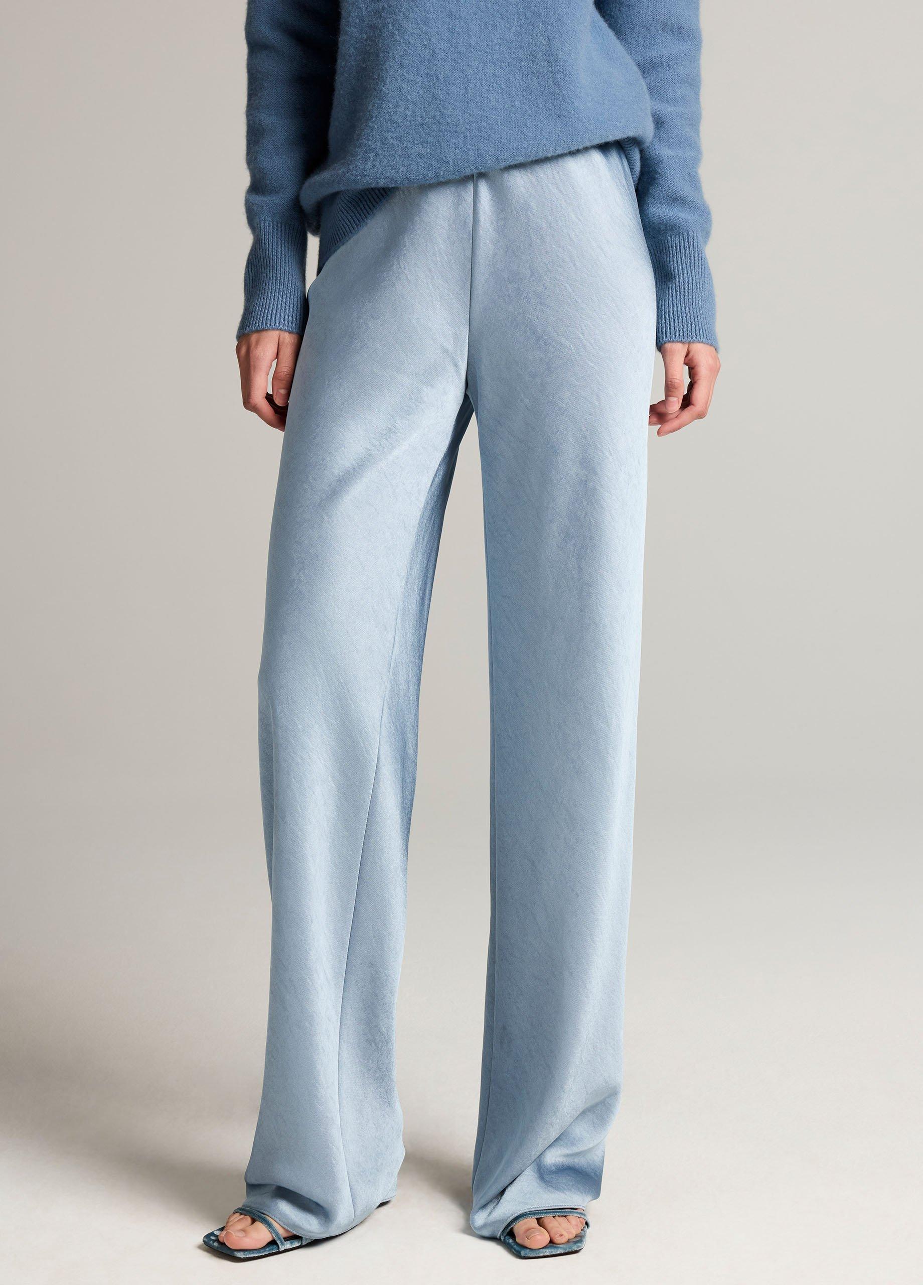 Colette High-Rise Fluid Satin Bias Pant image number 3