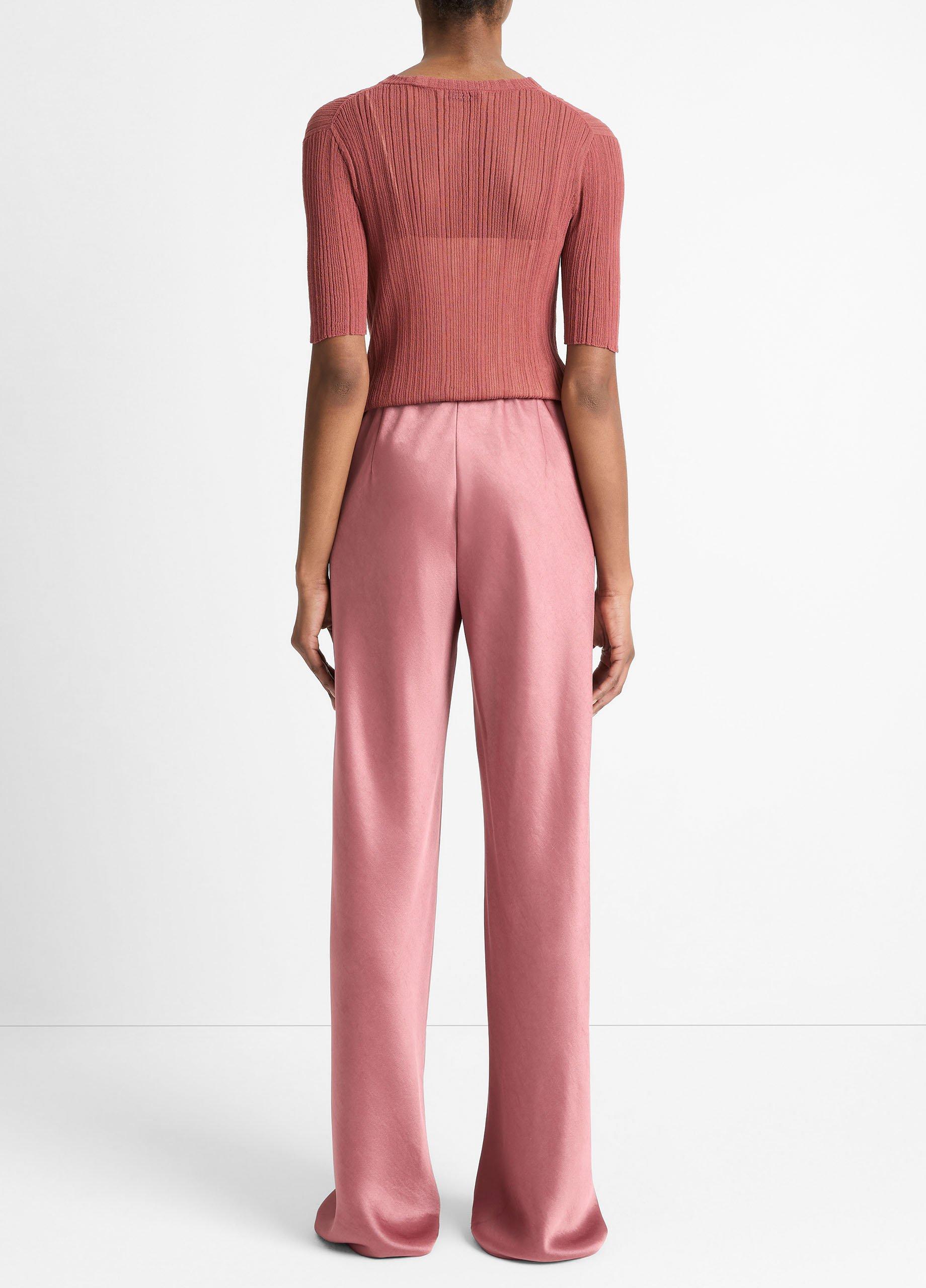 Fluid Satin Bias Pant image number 2