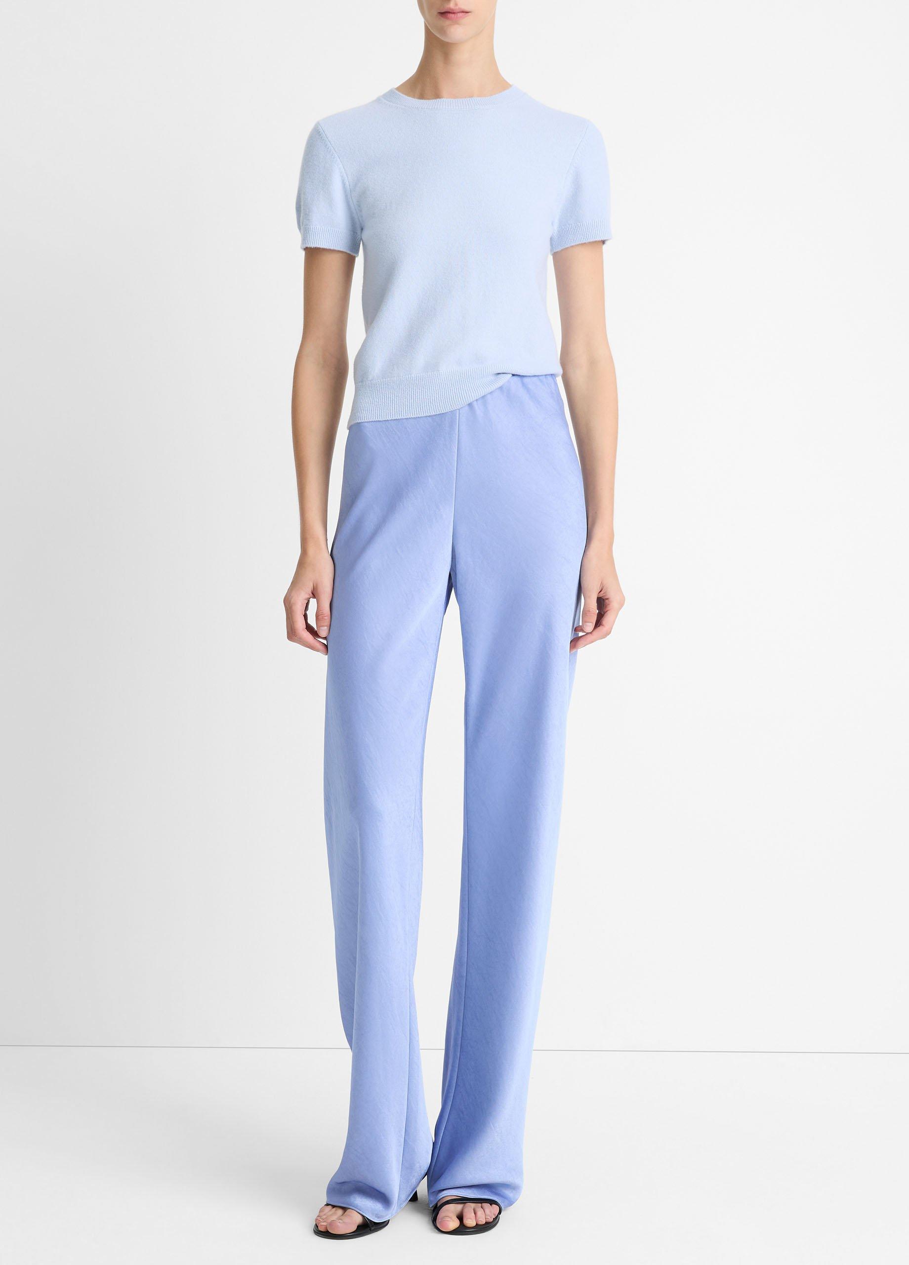 Fluid Satin Bias Pant