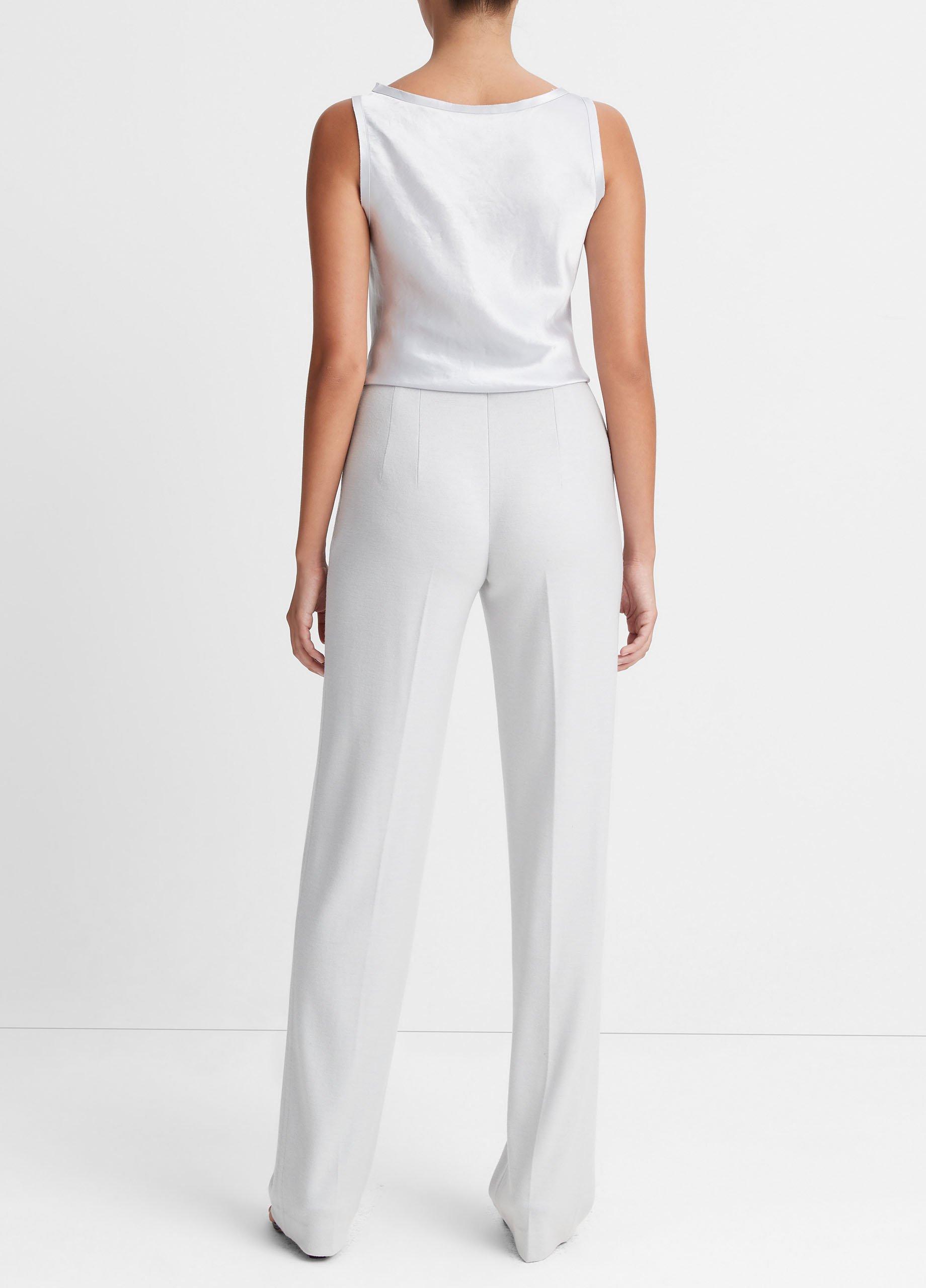 High-Rise Cozy Wool-Blend Wide-Leg Pant image number 3