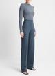 High-Rise Cozy Wool-Blend Wide-Leg Pant image number 2
