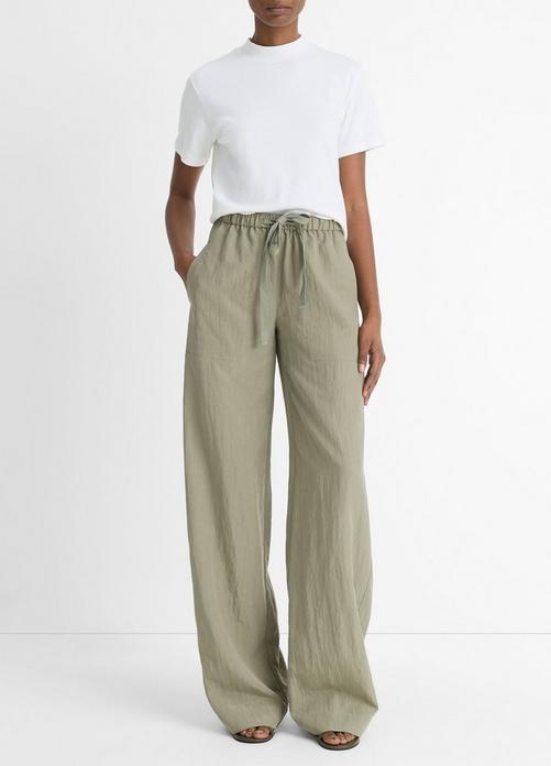 Mid-Rise Utility Drawstring Pant