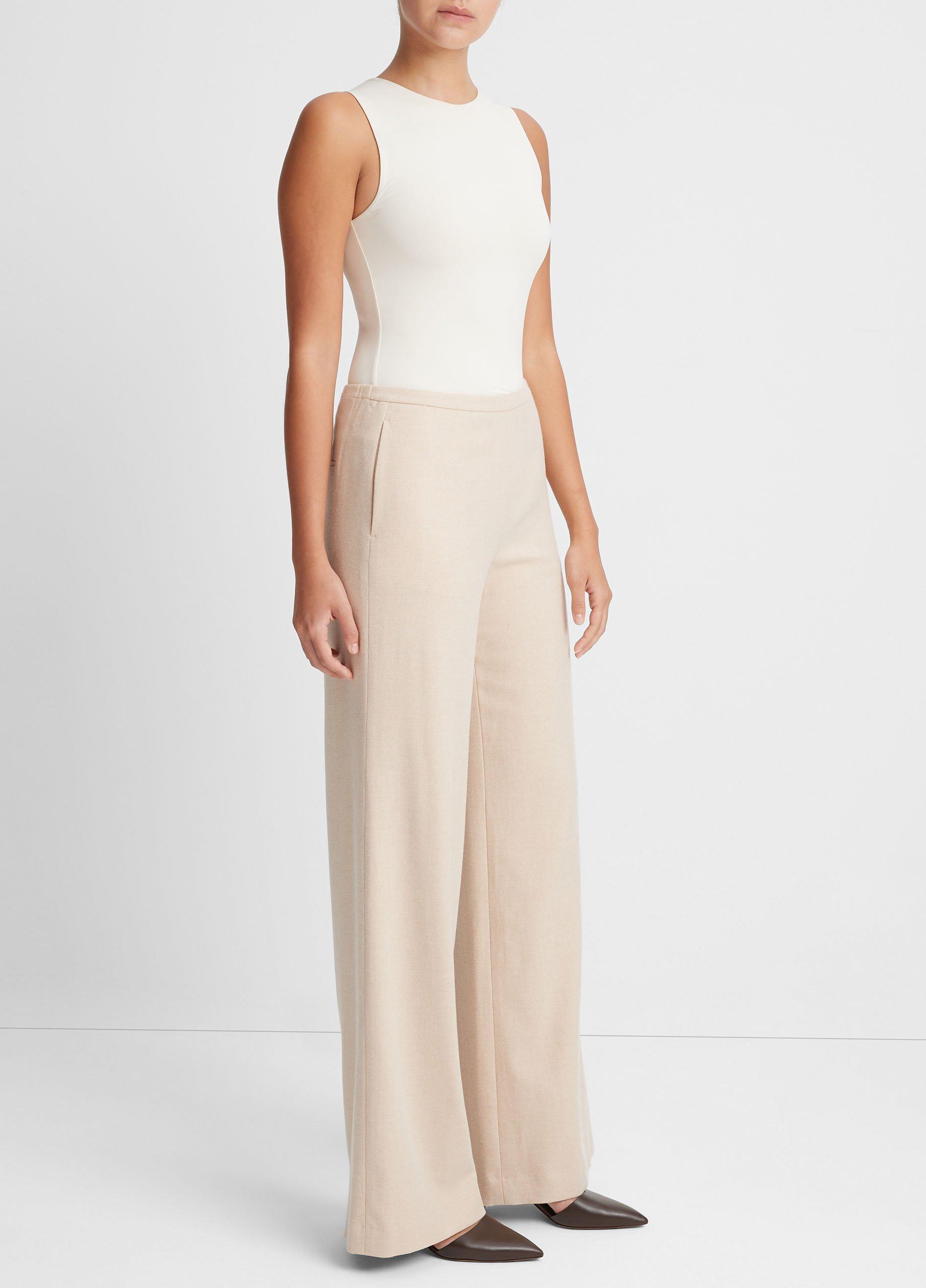 Brushed Flannel Wide-Leg Pant image number 2