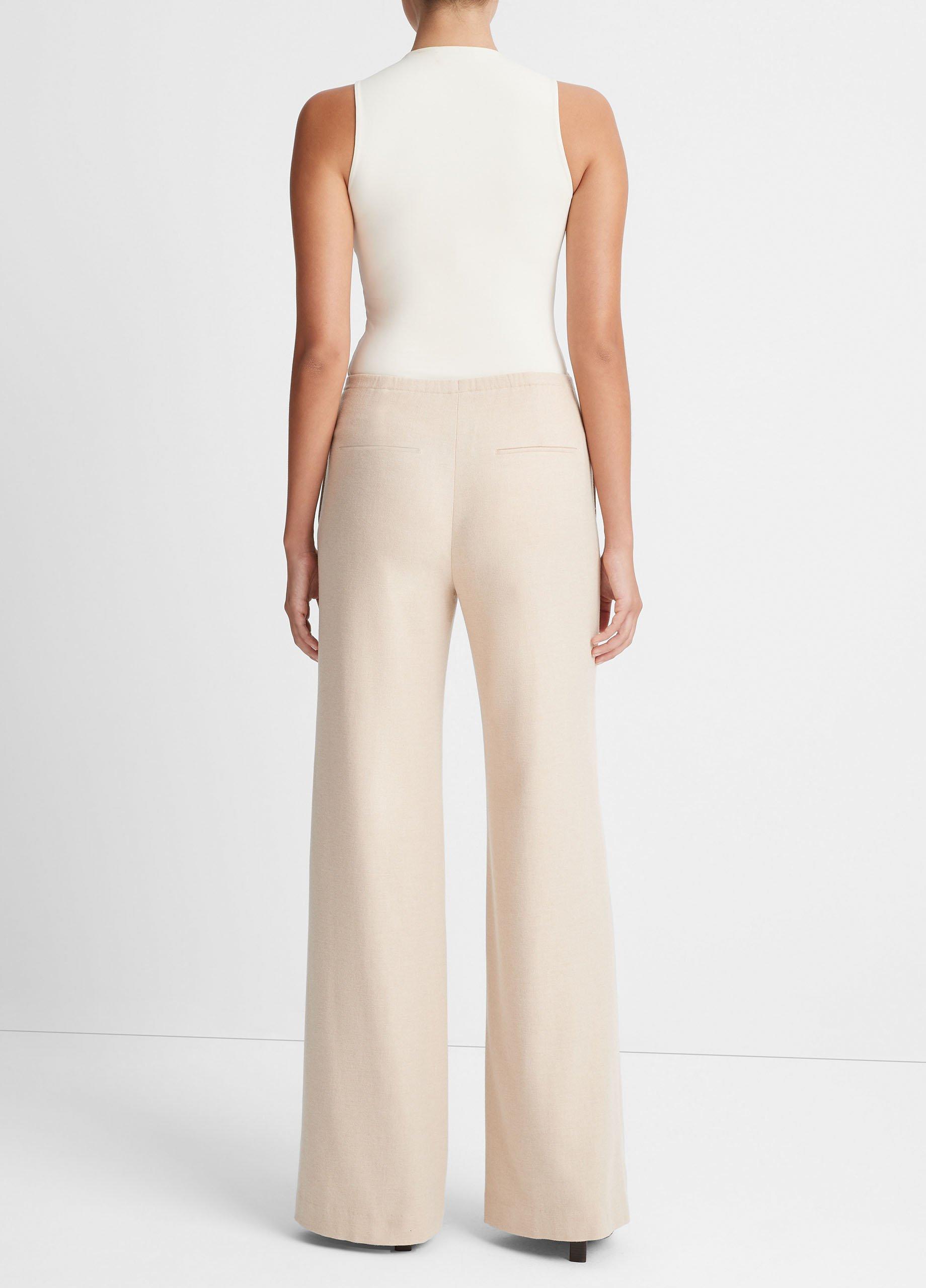 Brushed Flannel Wide-Leg Pant image number 3