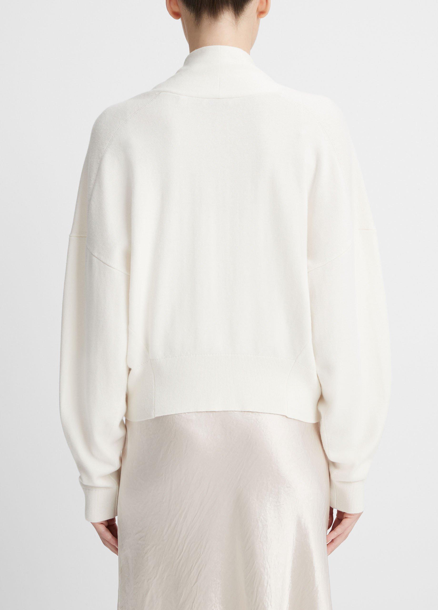 White drape hot sale front cardigan