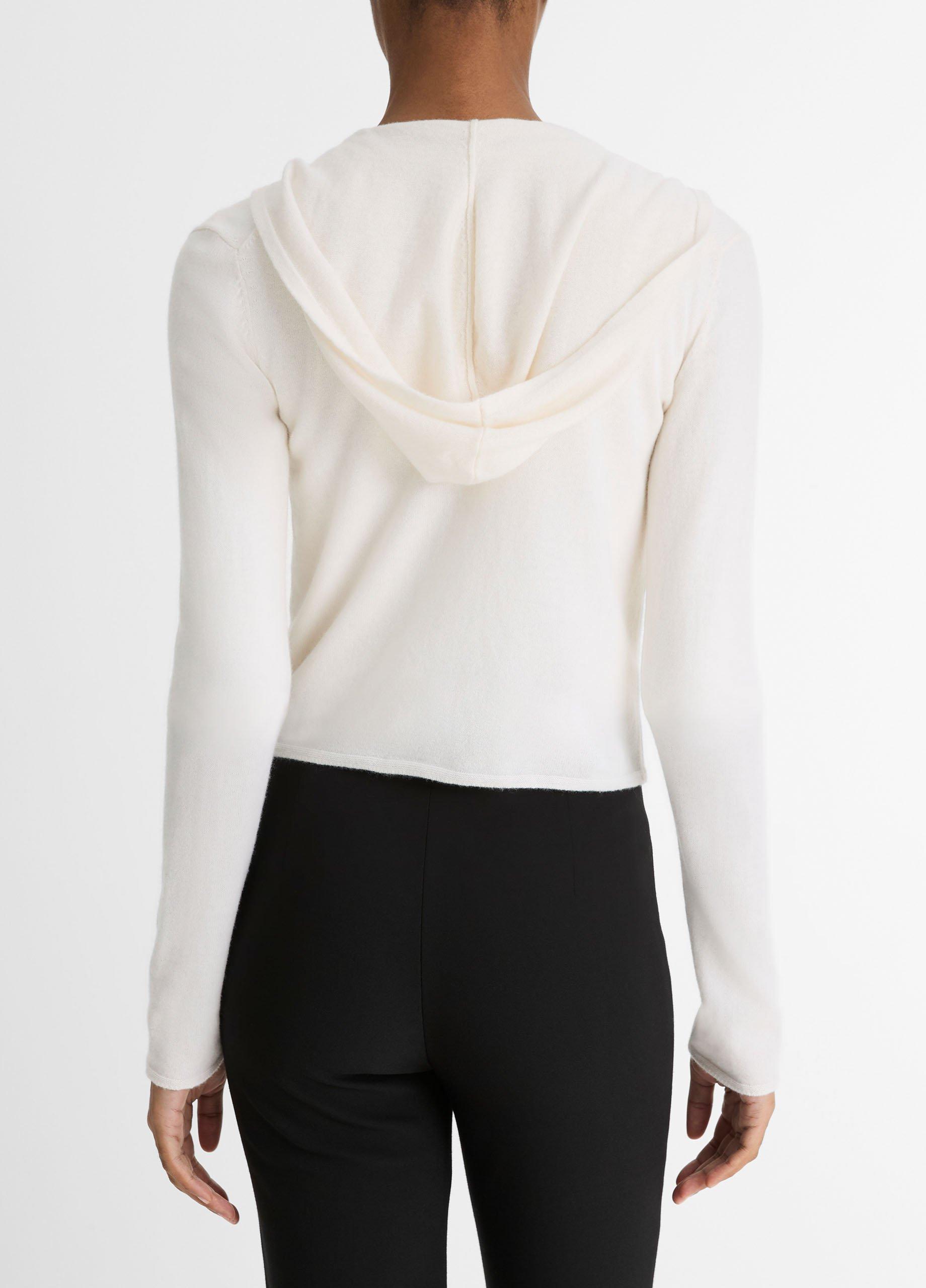 NWT White Vince top Hooded Sweater