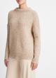 Tweed-Effect Wool-Blend Funnel Neck Sweater image number 2