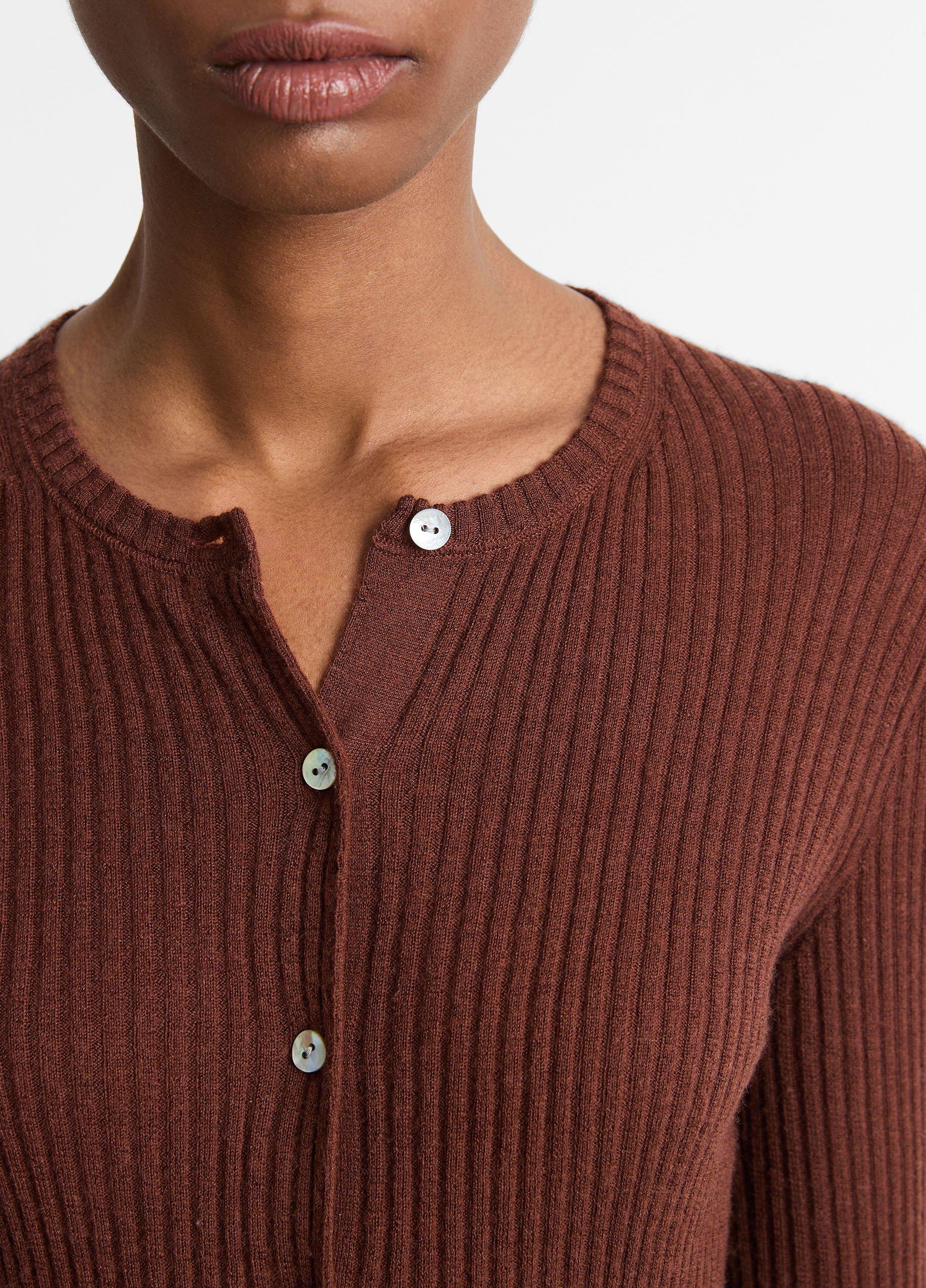 Thumbnail of Cashmere-Silk Ribbed Cardigan