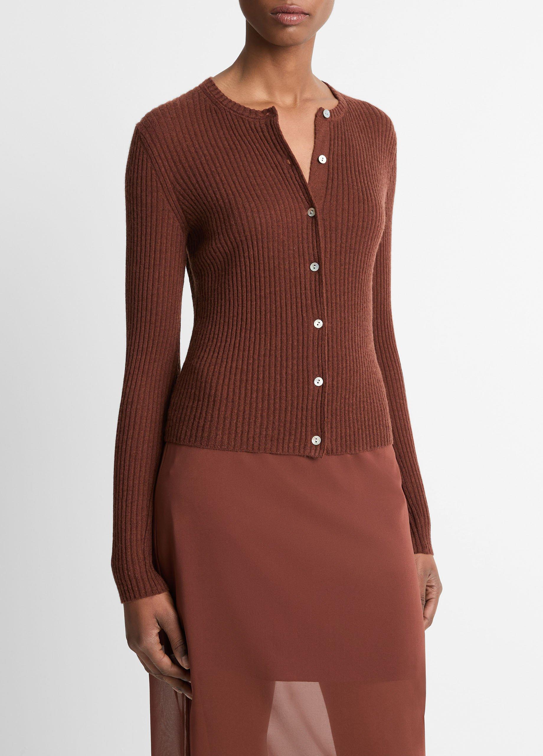 Thumbnail of Cashmere-Silk Ribbed Cardigan