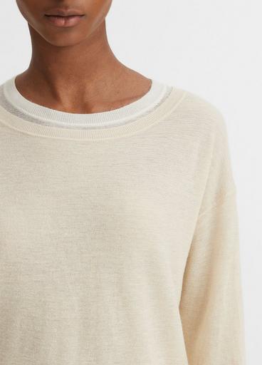Double-Layer Wool-Blend Sweater image number 1