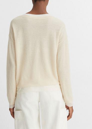 Double-Layer Wool-Blend Sweater image number 3