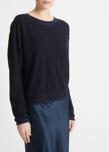 Double-Layer Wool-Blend Sweater image number 2