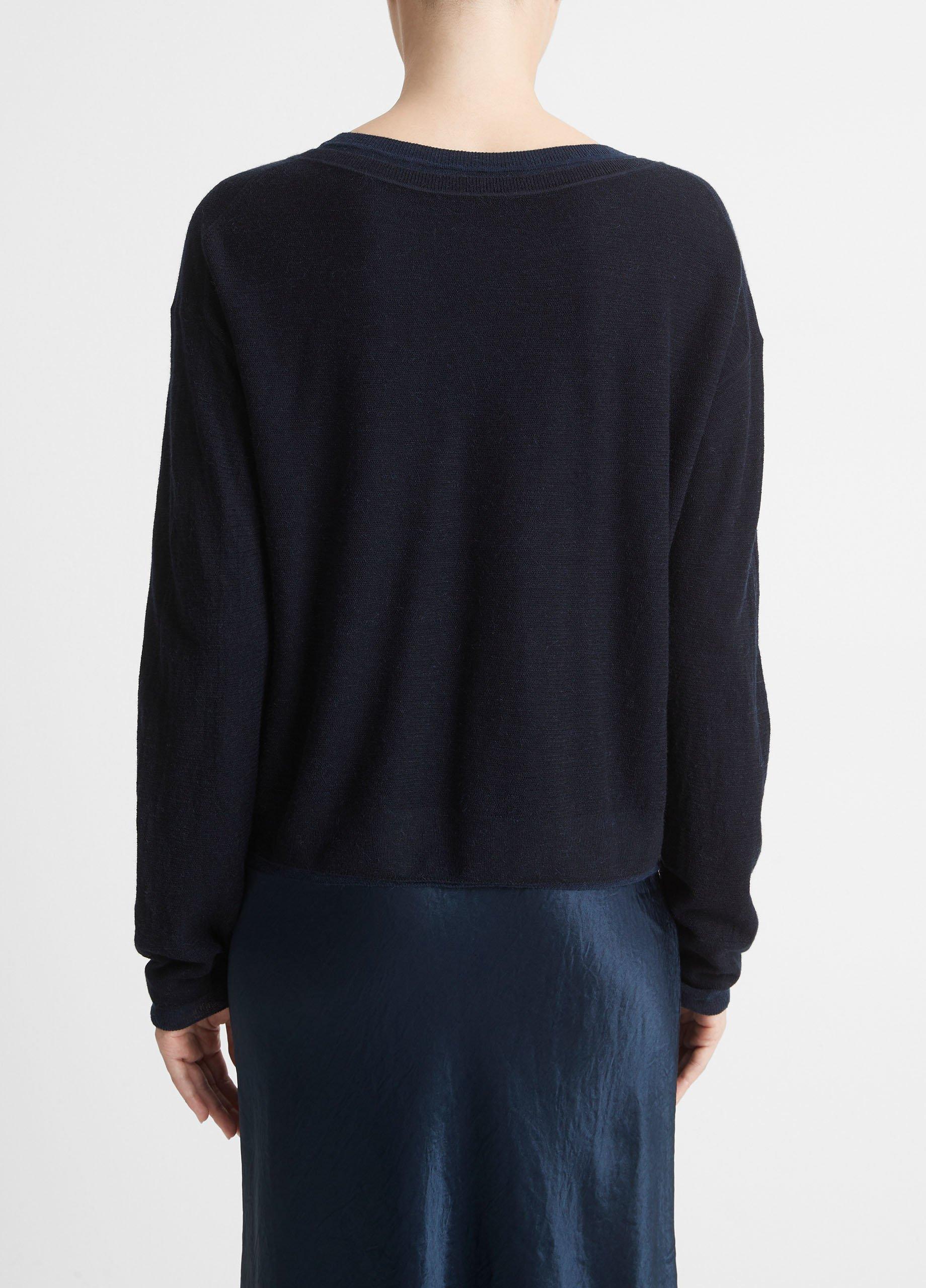 Vince double 2025 layer sweater