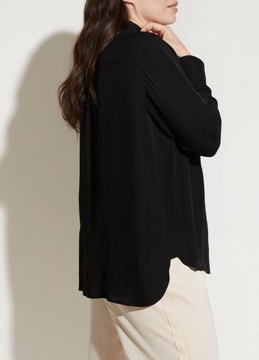 Fitted Stretch-Silk Blouse image number 2