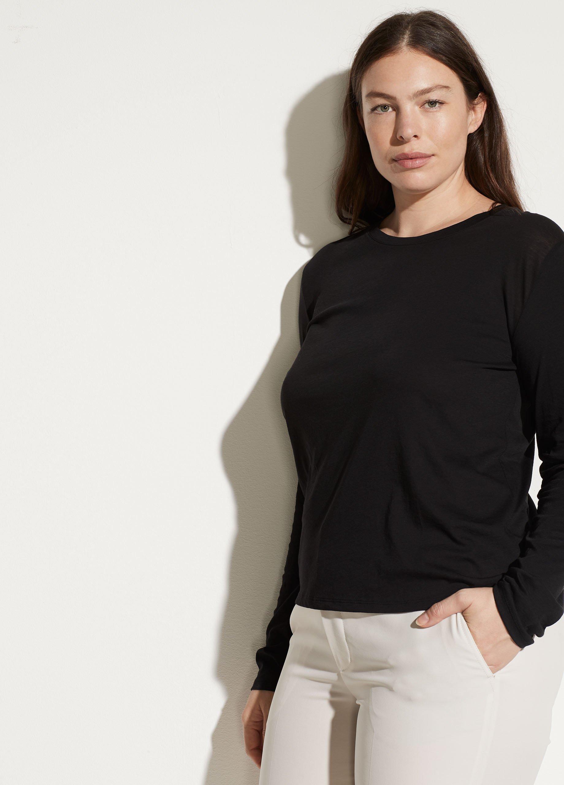 Essential Long Sleeve Crew Neck Tee image number 1