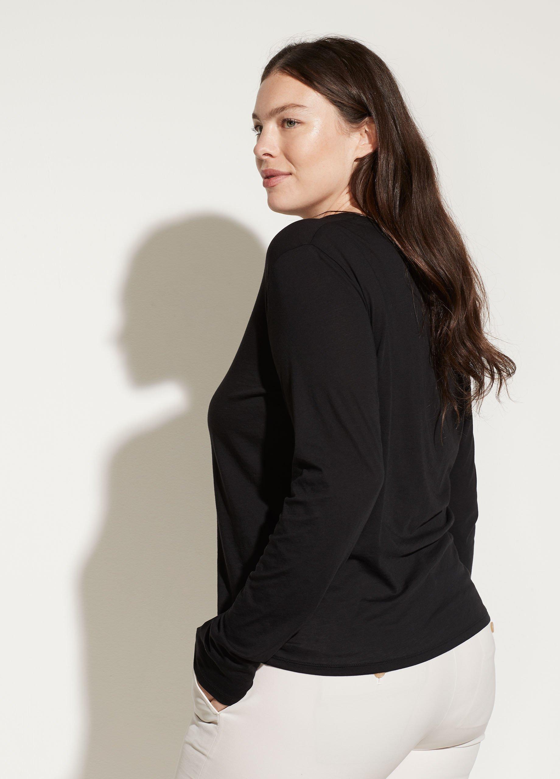 Essential Long Sleeve Crew Neck Tee image number 2