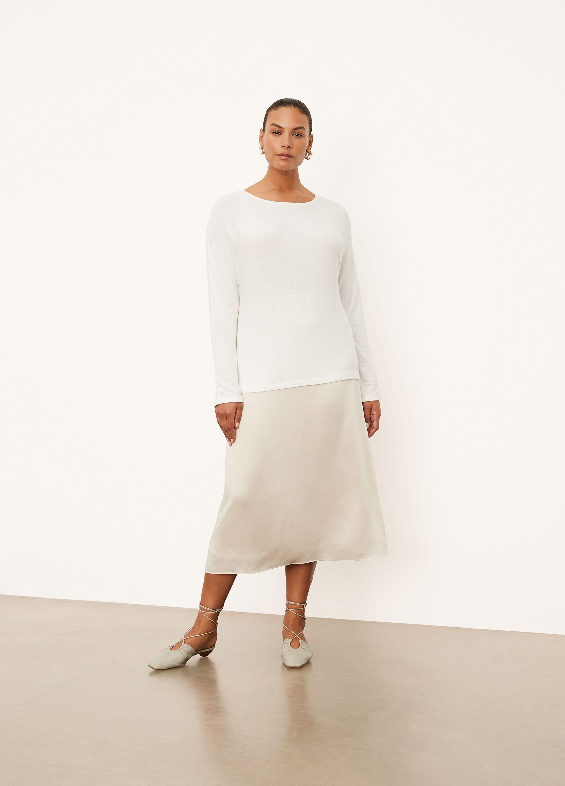 Boat Neck Dolman Long Sleeve T-Shirt image number 0