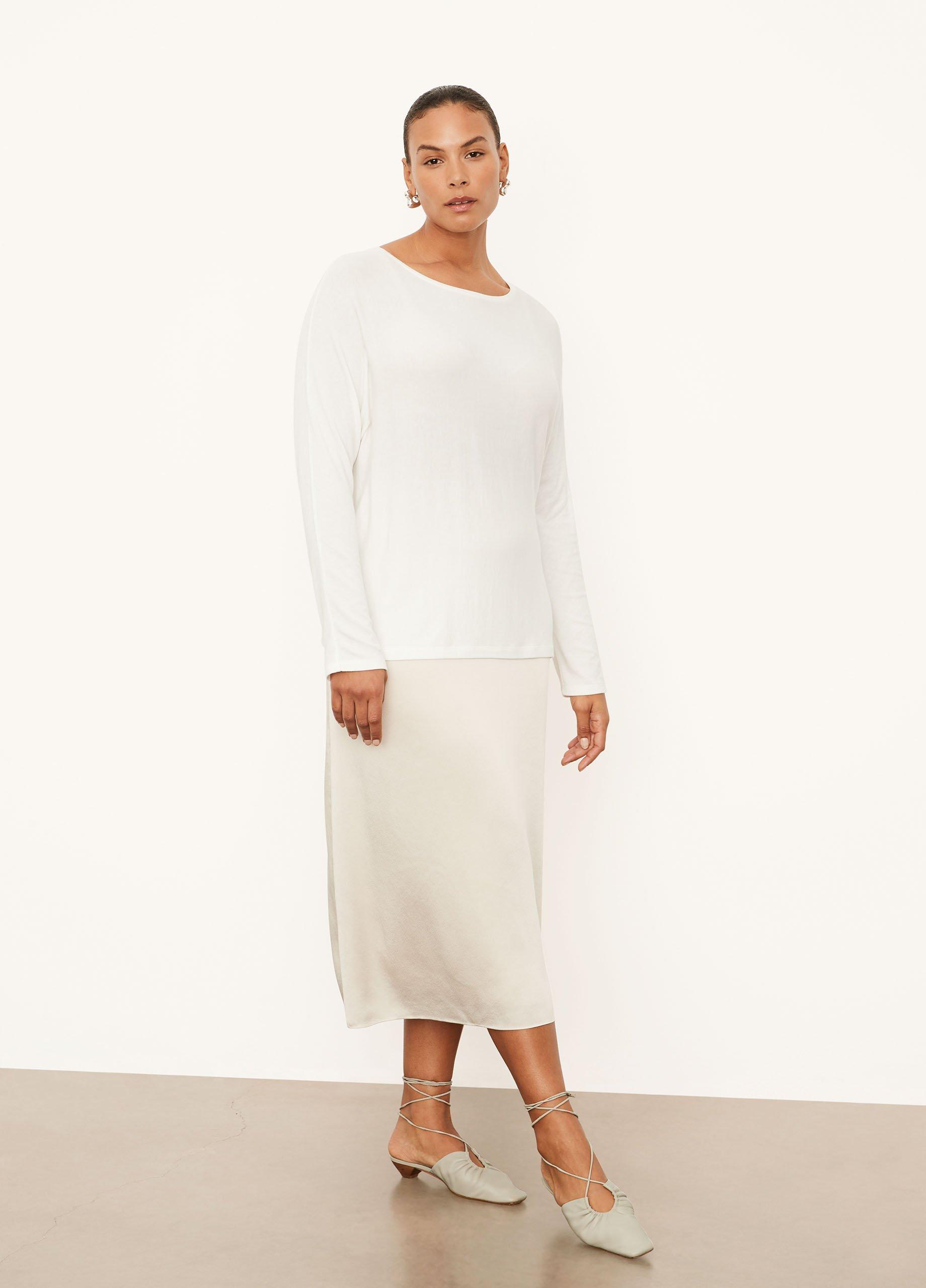 Boat Neck Dolman Long Sleeve T-Shirt image number 2