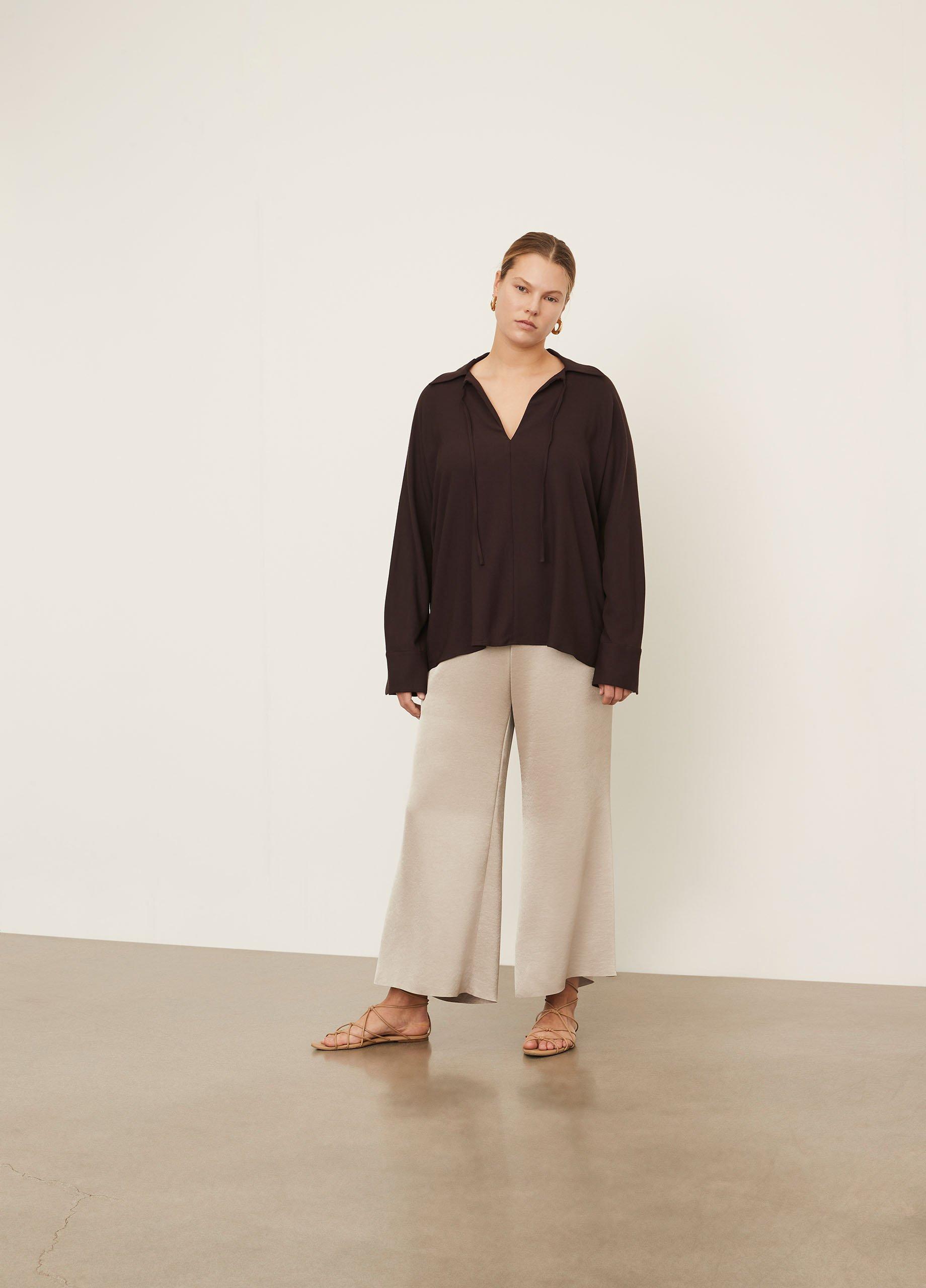 Tie Neck Collar Blouse image number 0