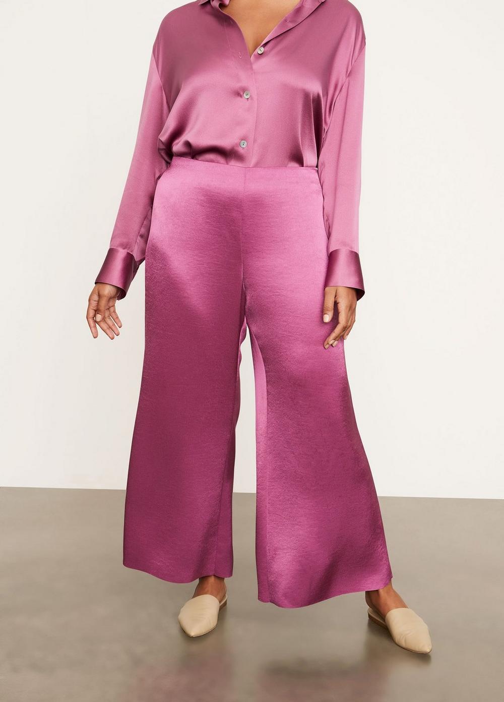 Satin Wide Flare Pant for Women | Vince