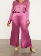Satin Wide Flare Pant image number 1