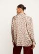 Pomegranate Relaxed Long Sleeve Blouse image number 3