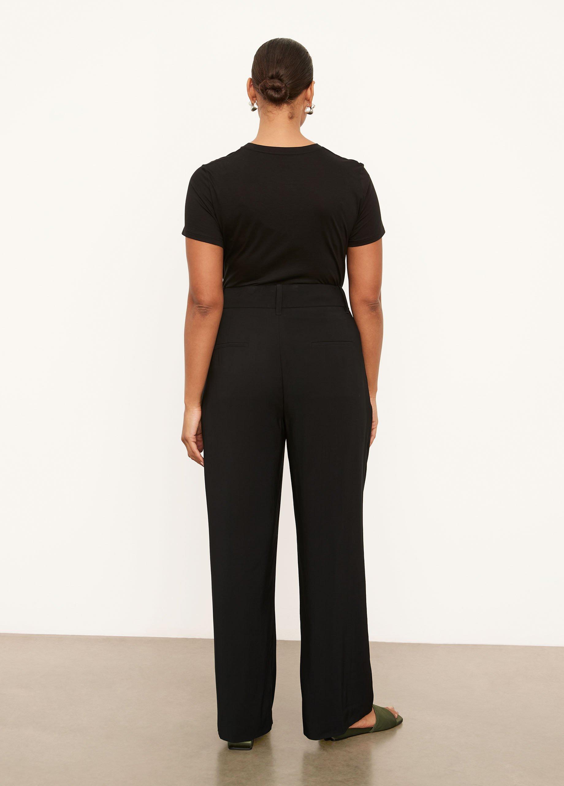 High Waist Pleated Trouser in Vince Products Women
