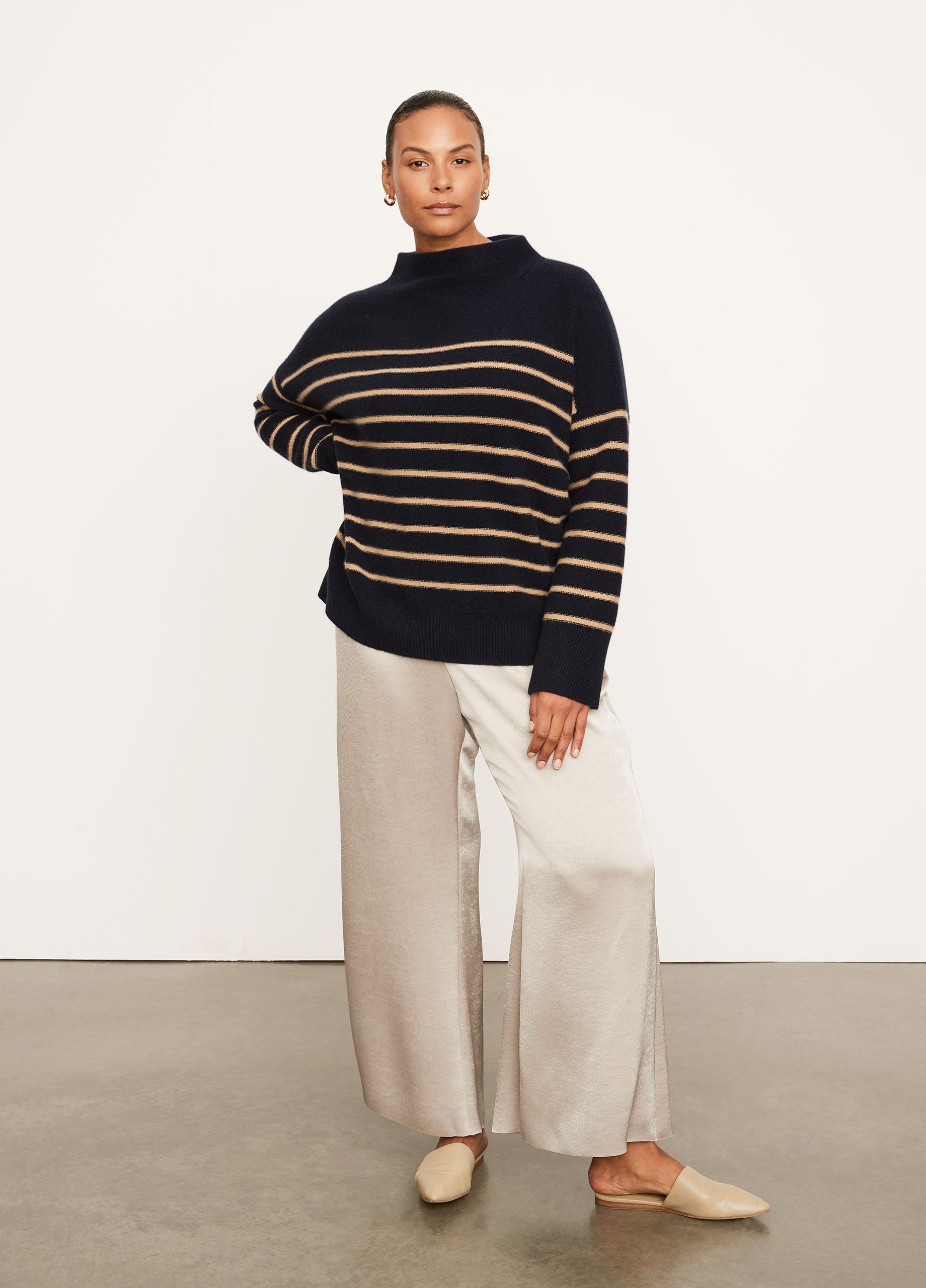 Vince cashmere striped on sale sweater