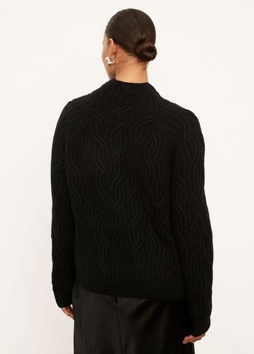 Texture Cable Turtleneck image number 3