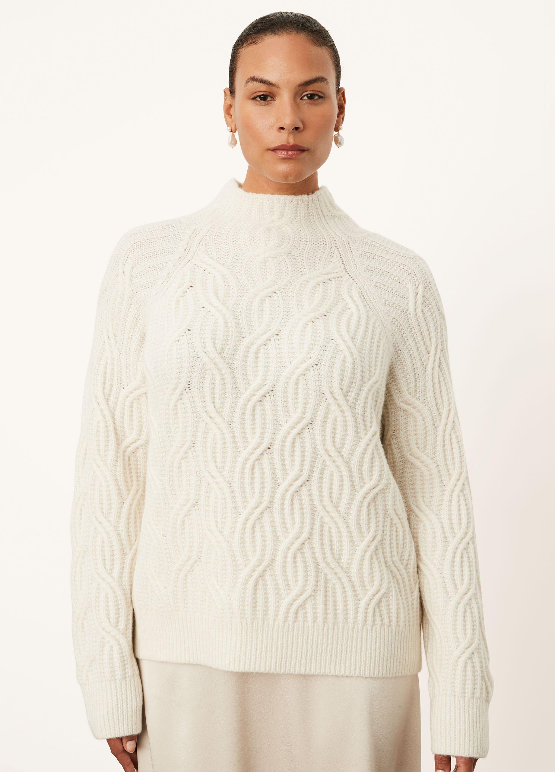 Texture Cable Turtleneck image number 1