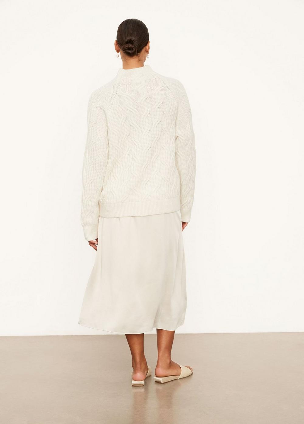 Texture Cable Turtleneck in Extended Sizes | Vince Texture Cable Turtleneck in Extended Sizes | Vince
