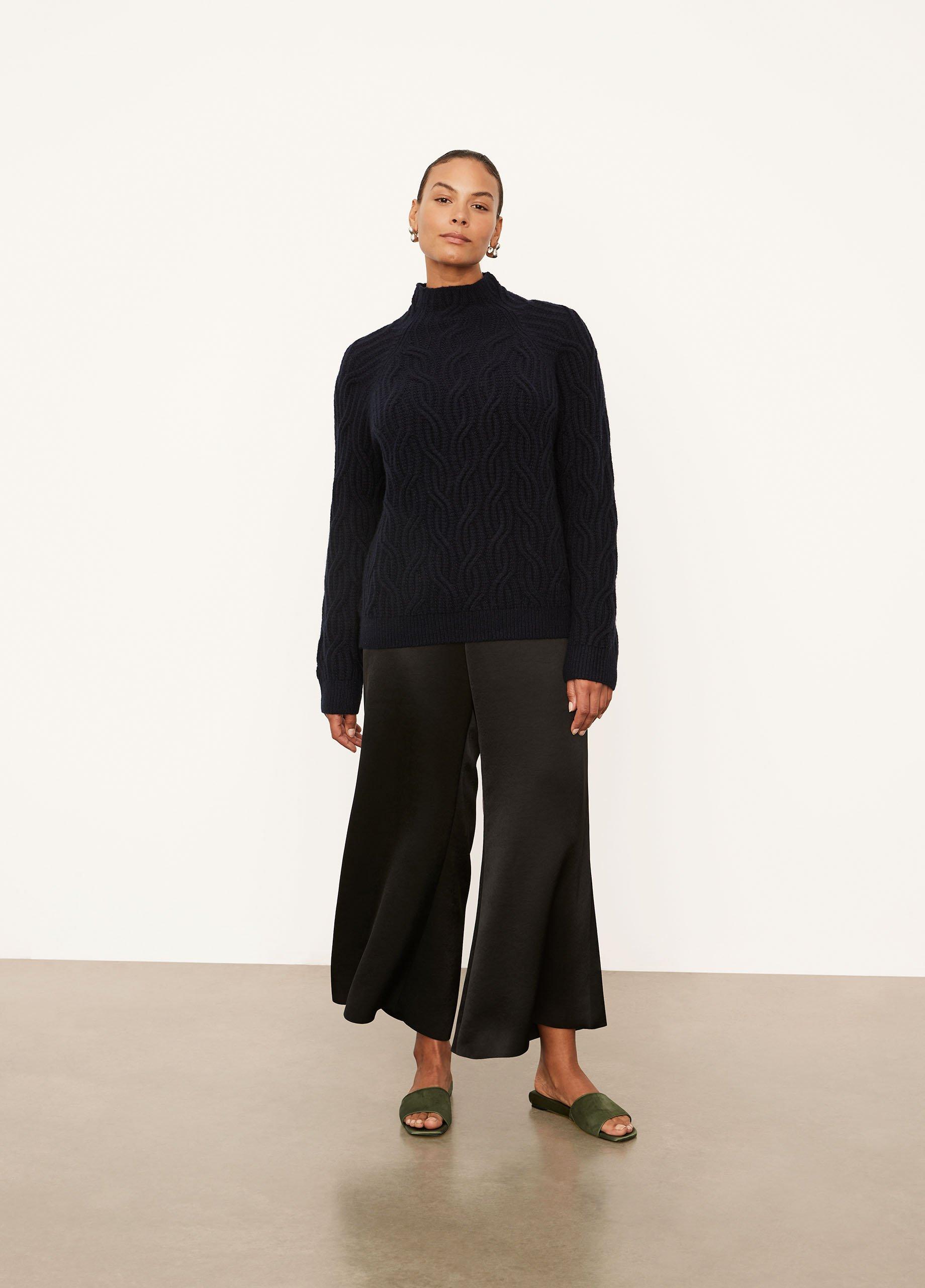 Texture Cable Turtleneck in Turtleneck | Vince