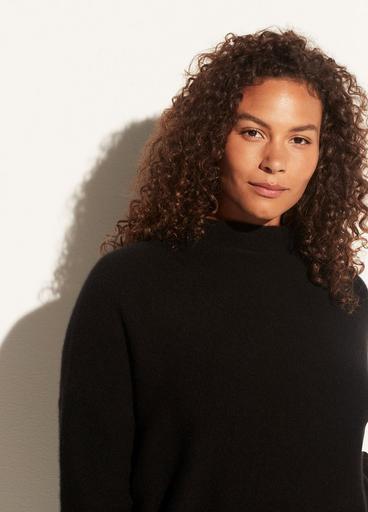 Plush Cashmere Funnel Neck Sweater image number 0