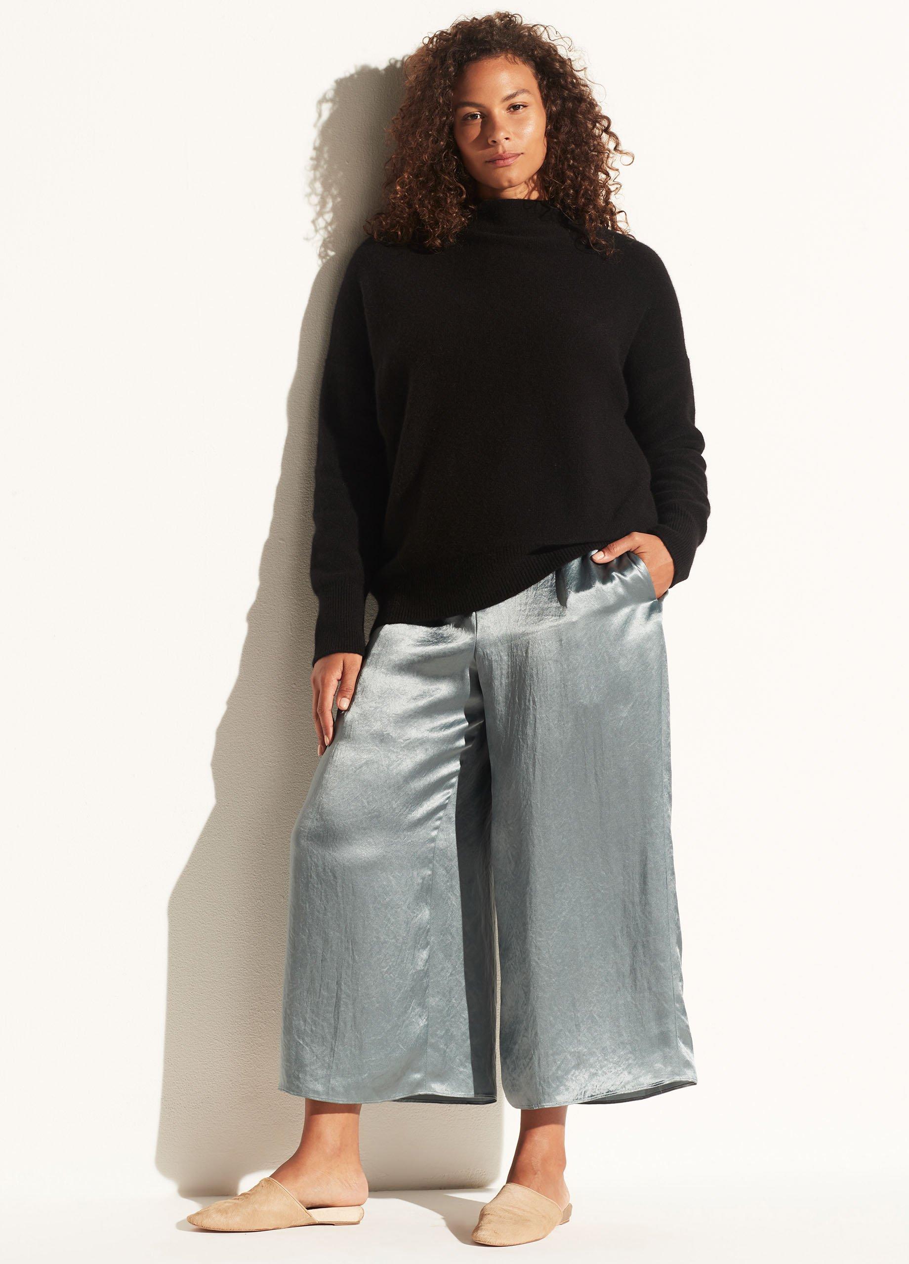 Plush Cashmere Funnel Neck Sweater image number 1