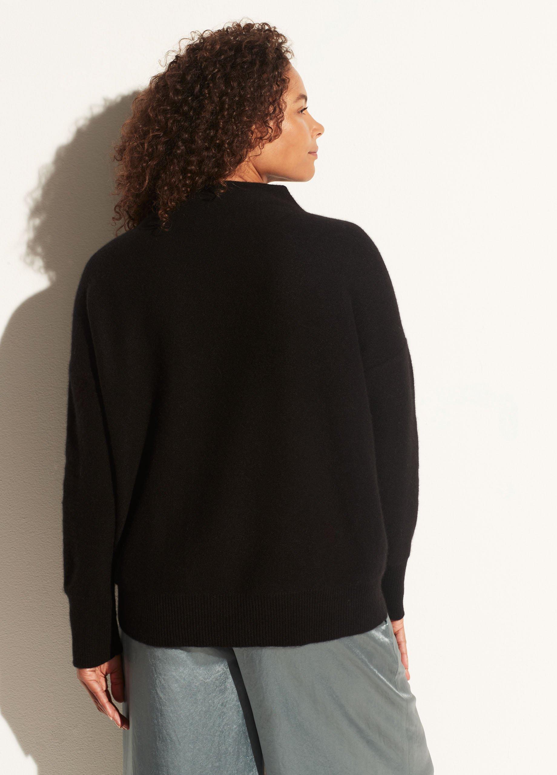 Plush Cashmere Funnel Neck Sweater image number 3