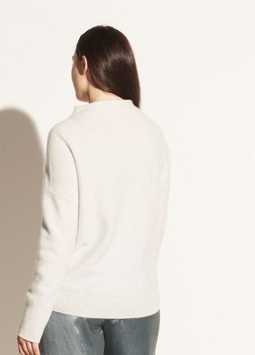 Plush Cashmere Funnel Neck Sweater image number 3