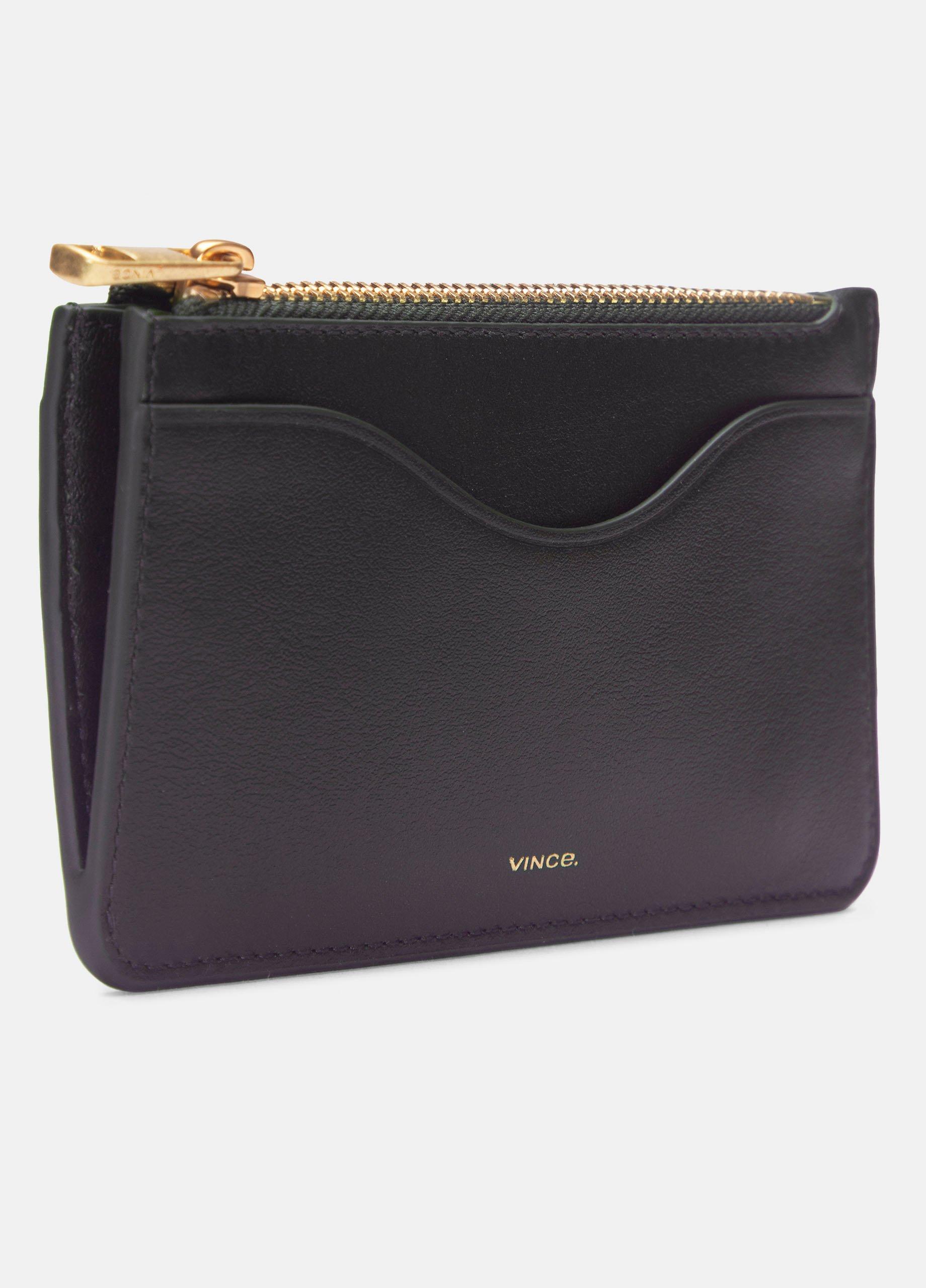 Leather Zip-Top Card Case image number 2