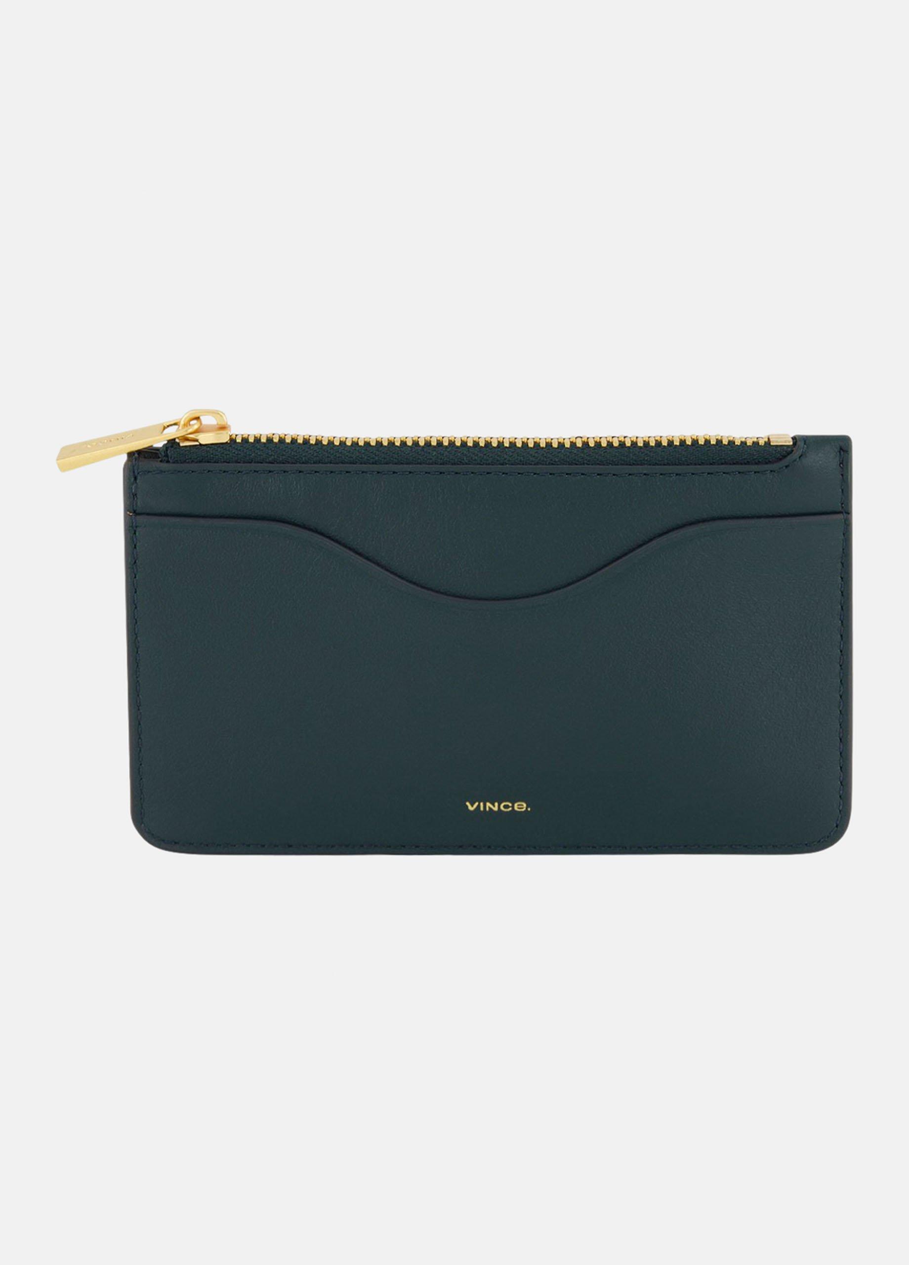 Leather Zip-Top Card Case image number 0