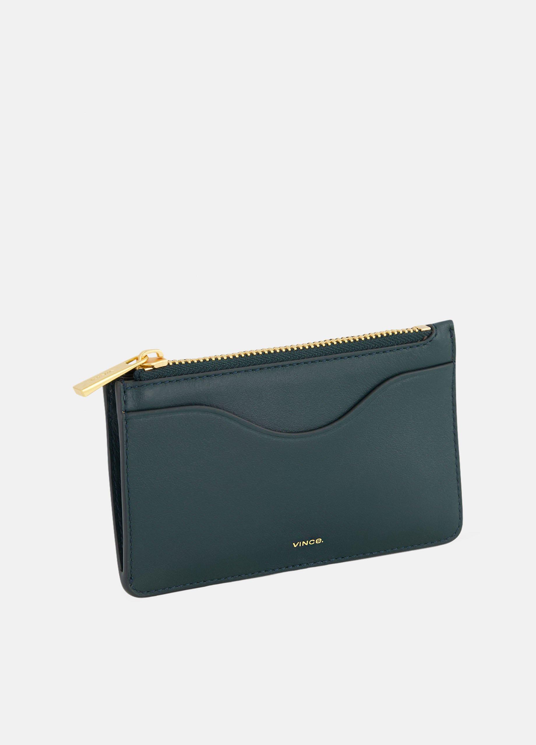 Leather Zip-Top Card Case image number 2