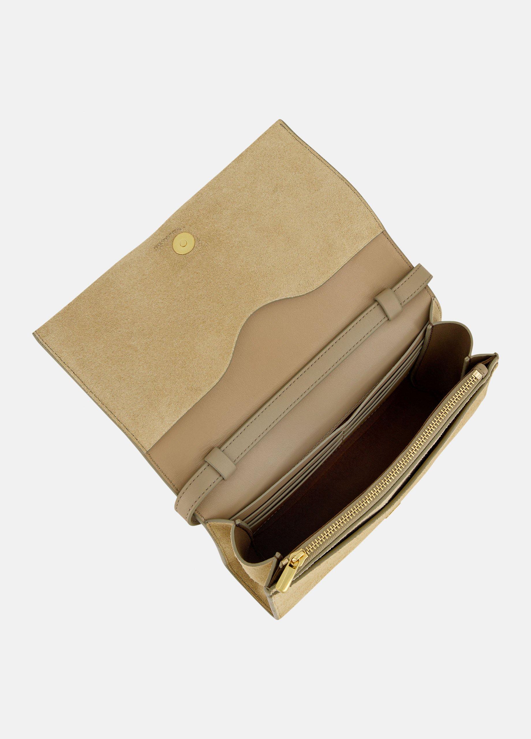 Suede Crossbody Wallet image number 2