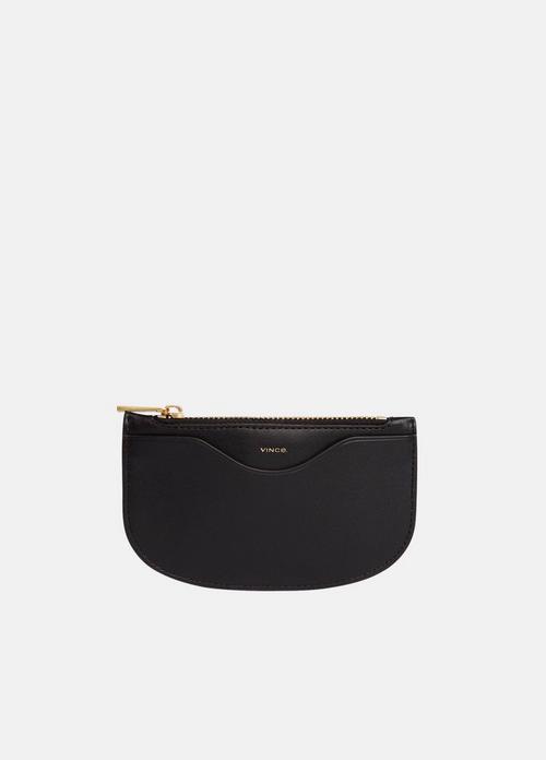 Demma Nappa Leather Half-Moon Cardholder