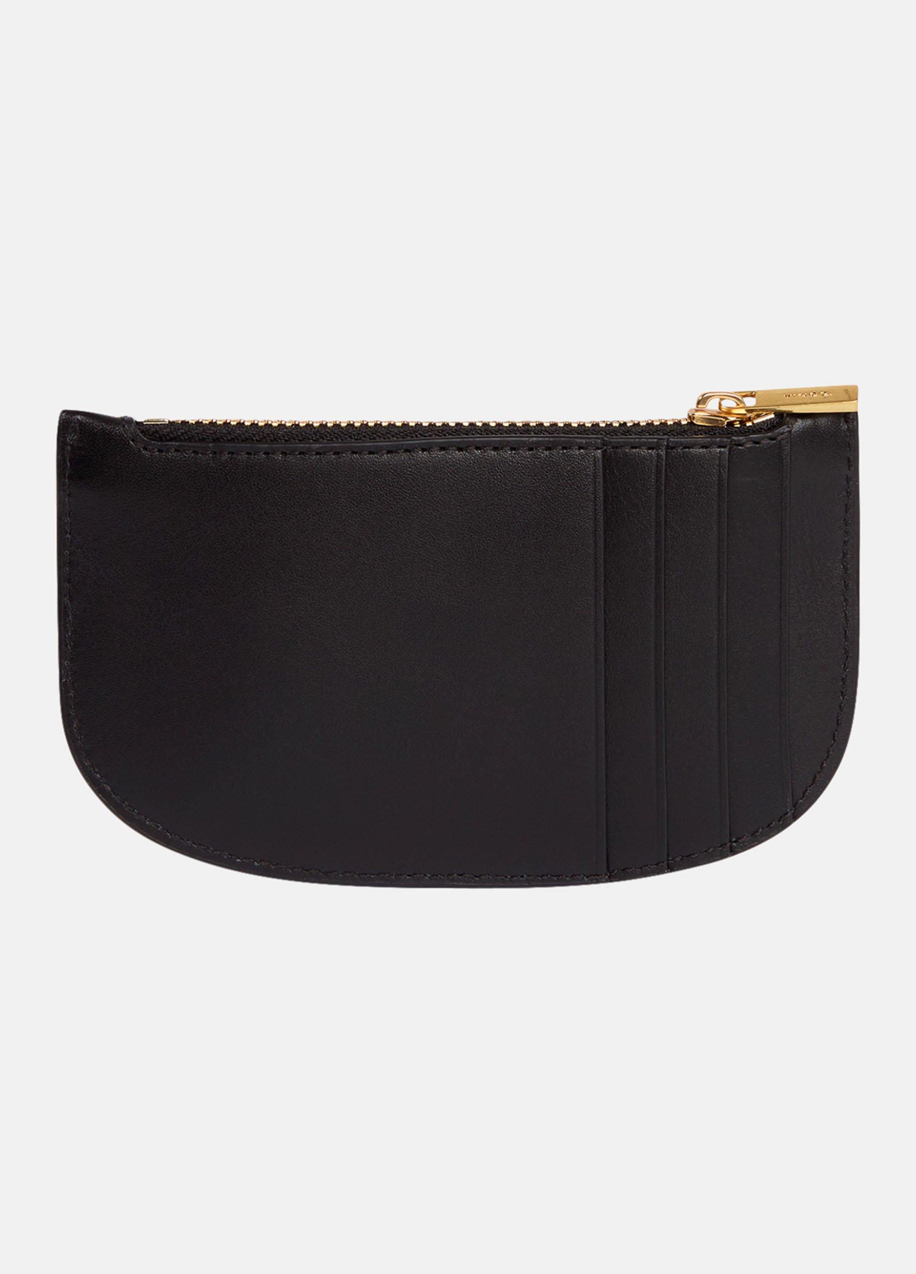 Demma Nappa Leather Half-Moon Cardholder image number 3