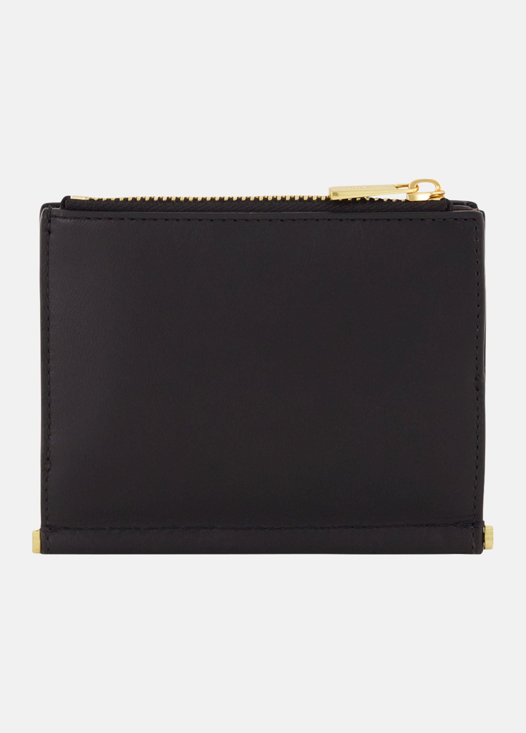 Toggle Bar Leather Bifold Wallet image number 3
