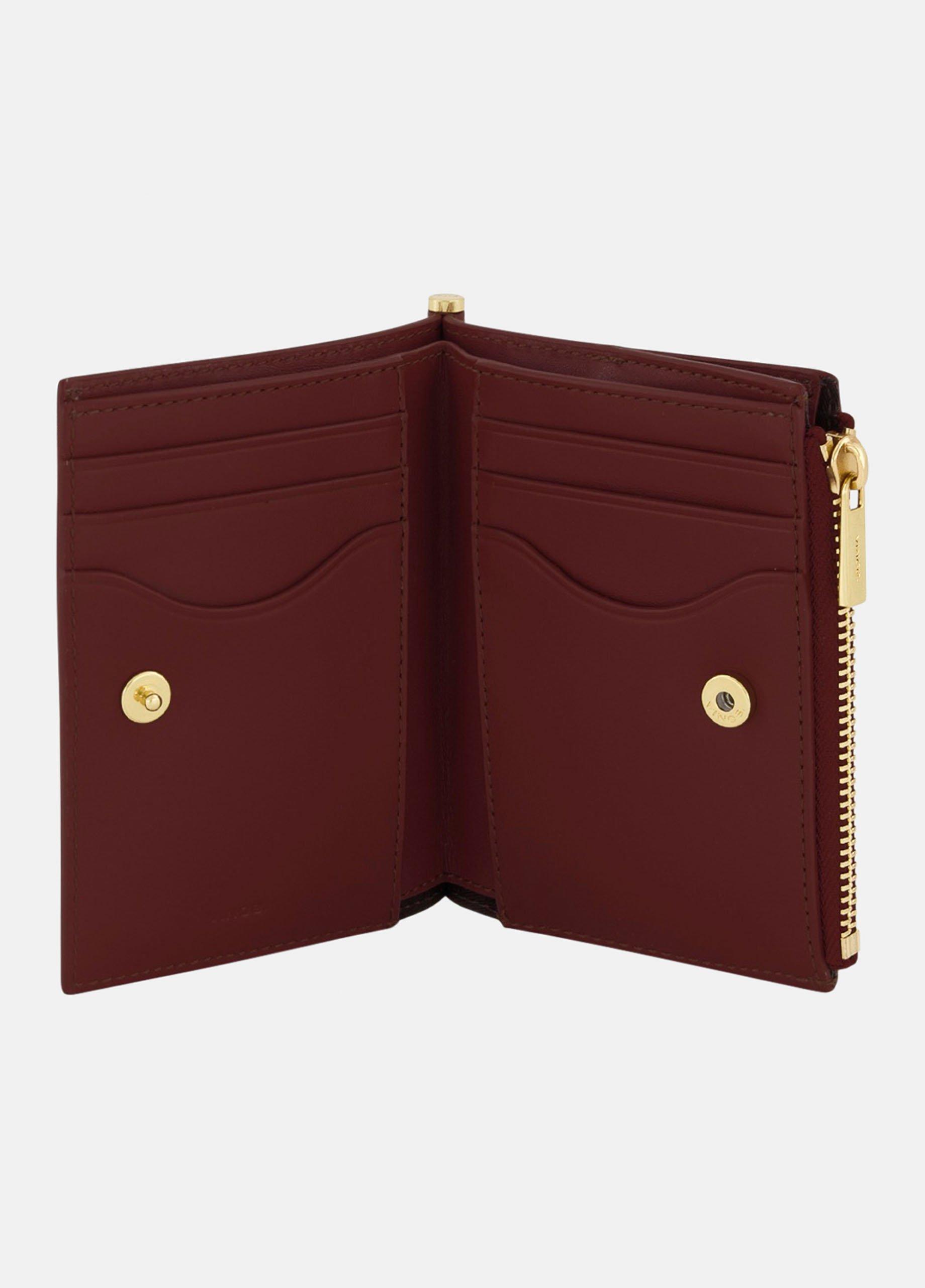 Toggle Bar Leather Bifold Wallet image number 2