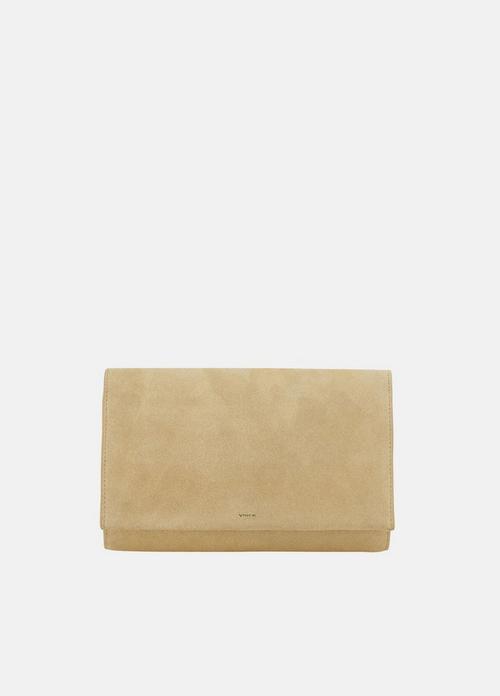 Suede Crossbody Wallet