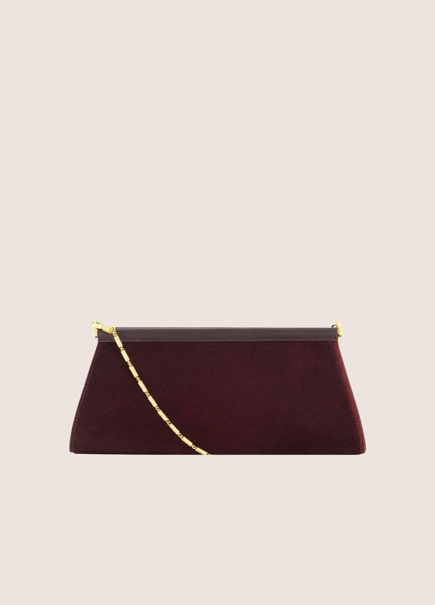 Double Bar Calf Hair Pouch image number 0