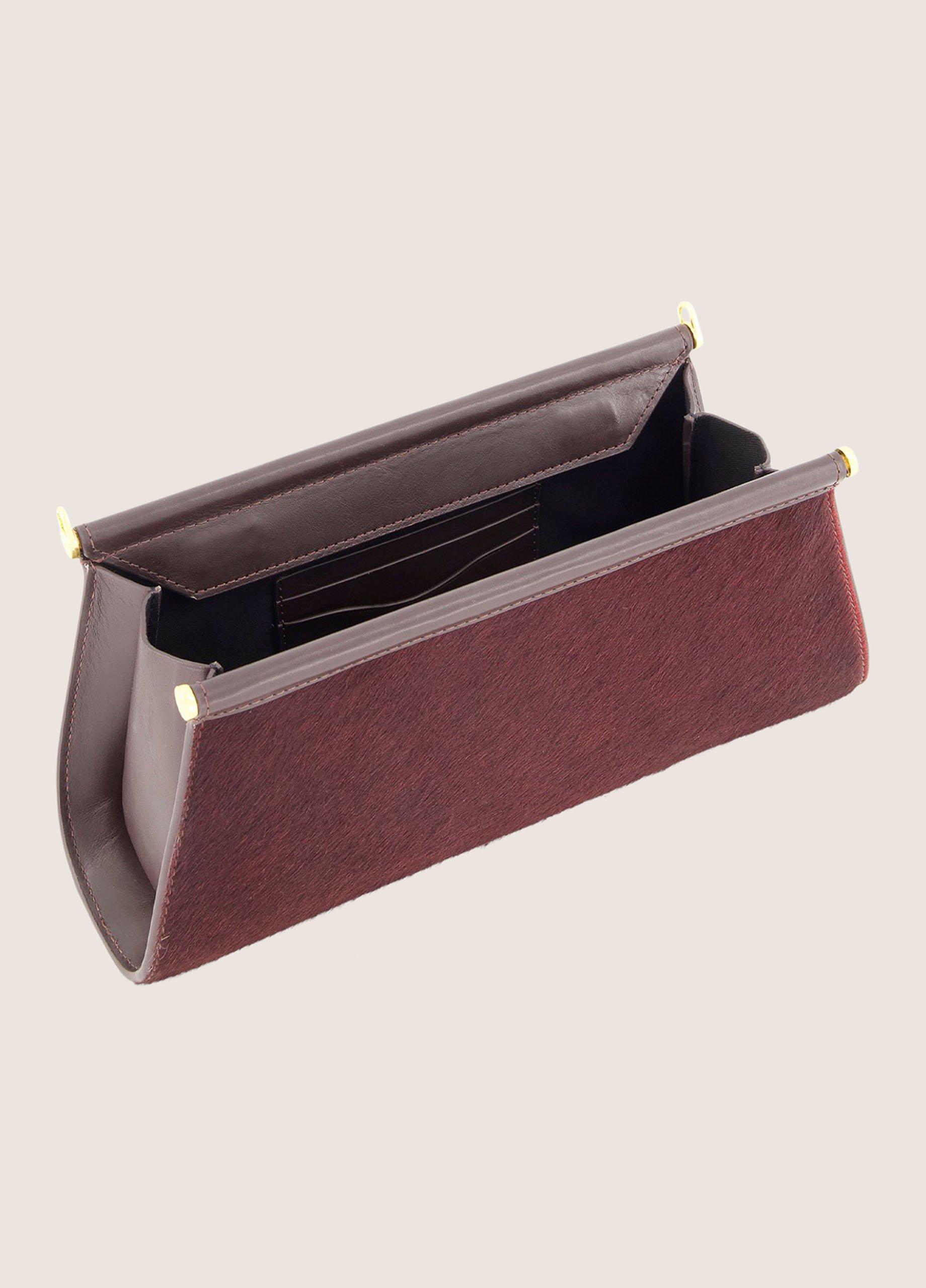 Double Bar Calf Hair Pouch image number 2